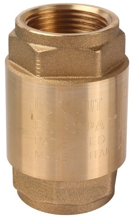 Клапан обратный STOUT - 3/4" (ВР/ВР PN25 Tmax 100°C затвор металлический)