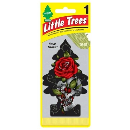 Little Trees Ароматизатор Елочка "Дикая роза" Car Fresher