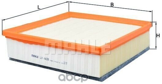 Фильтр возд. LEXUS: ES350 14- NX200t 14- RX200t 15- RX350 AWD 08-12 TOYOTA: CAMRY 3.5i 11- Mahle/Knecht арт. LX4426