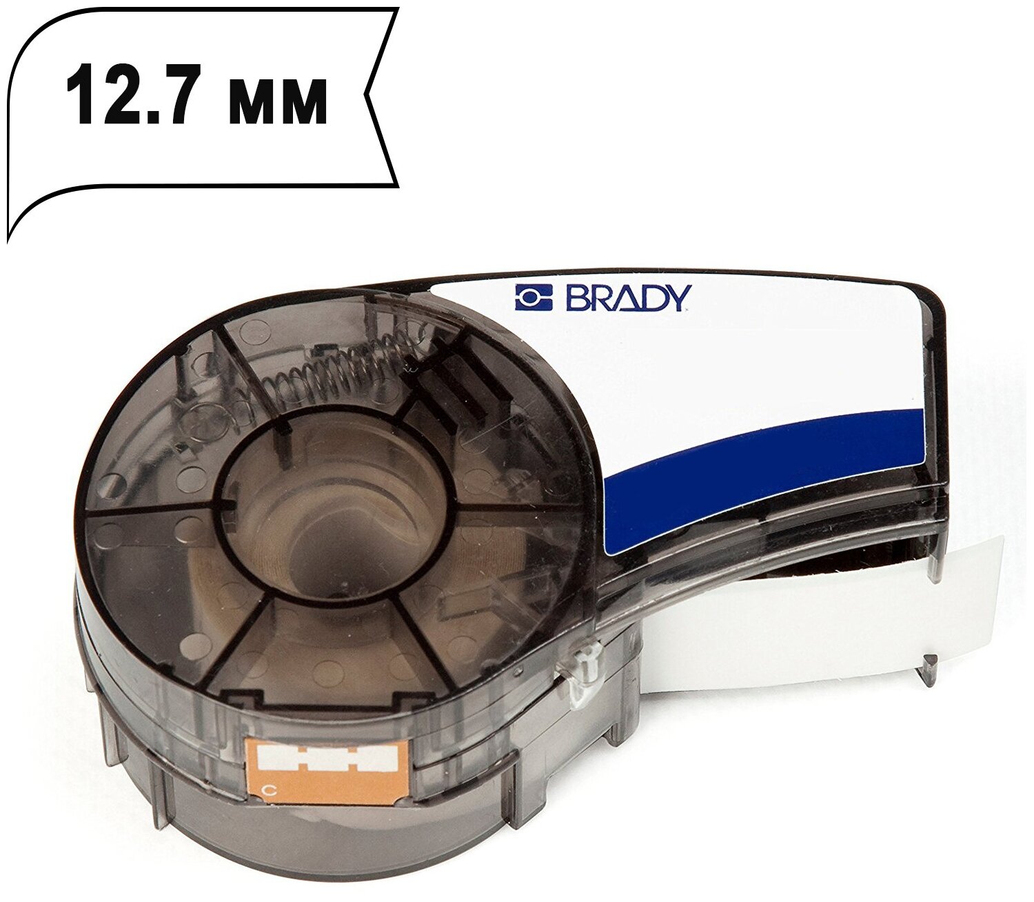 Лента Brady M21-500-595-WT (M21-500-580-WT) (12.7 мм, черный на белом) {brd142807}