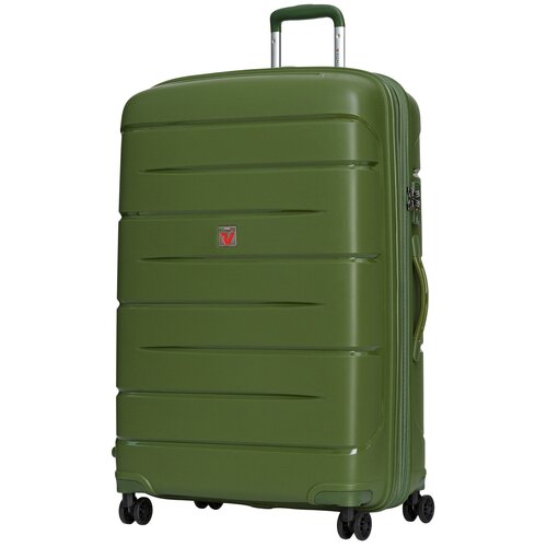 Чемодан RONCATO Flight DLX, 115 л, размер L, зеленый чемодан roncato flight dlx 40 л размер s оранжевый
