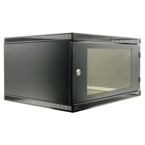 Шкаф коммутационный NT WALLBOX LIGHT 6-65 B (176961) настенный 6U 600x520мм пер.дв.стекл несъемн.бок