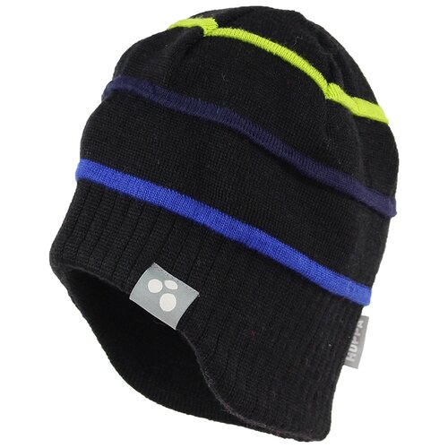 Шапка бини Huppa, размер M, черный шапки варежки и шарфы huppa вязаная детская шапка joosep 1 w22 23