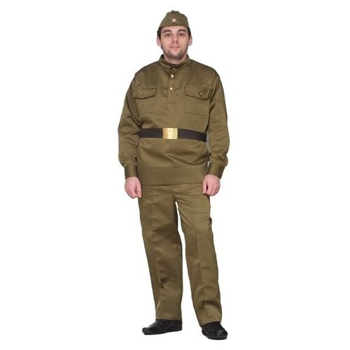 Военная форма Солдат Люкс взрослая, размер 42-44 военная форма солдат в брюках