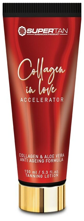 SuperTan лосьон для загара в солярии Collagen in Love , 150 мл