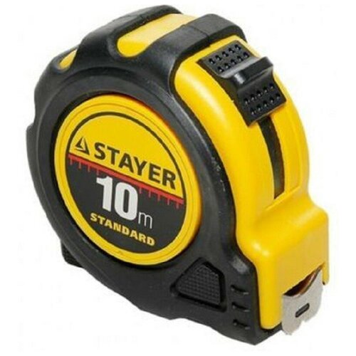 Измерительная рулетка STAYER 34025-10, 25 мм х10 м рулетка stayer master 34025 03