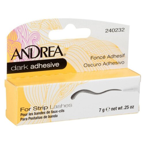 Andrea Клей для накладных ресниц Mod Strip Lash Adhesive, темный клей для ресниц grip it lash adhesive 7г clear