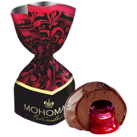 Конфеты шоколадные с алкоголем "Мономах рубиновый. Вишневый ликер" 1000 г Пермская Фабрика