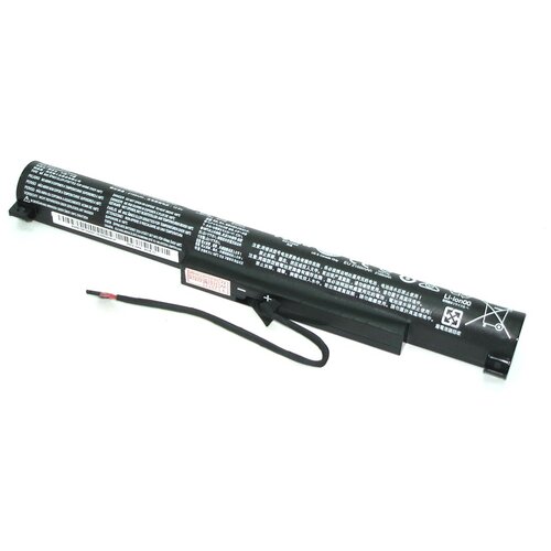 фото Аккумуляторная батарея для ноутбука lenovo ideapad 100-15 (l14c3a01) 24wh черная oem