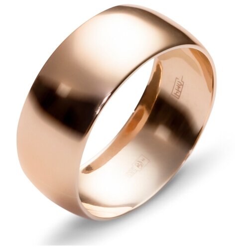 фото Эстет обручальное кольцо из красного золота 01о010139, размер 19.5