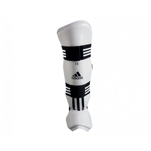 Защита голени и стопы для тхэквондо adidas Wtf Shin Instap Pad Protector белая XL