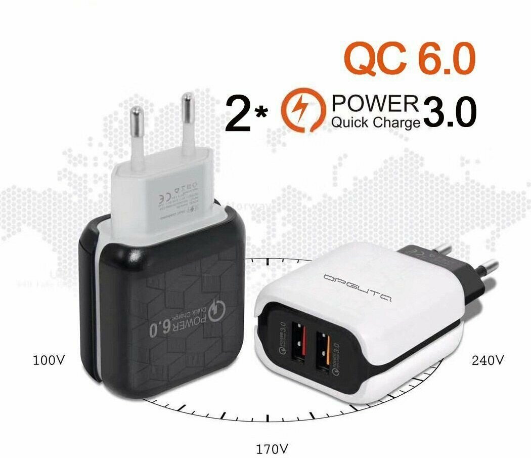 Зарядное устройство Орбита OT-APU43 ЗУ с USB (QC3.0 3100mA)