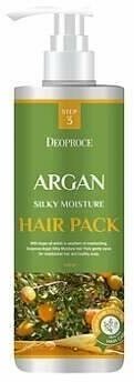 Deoproce Маска для волос с аргановым маслом Argan Silky Moisture Hair Pack