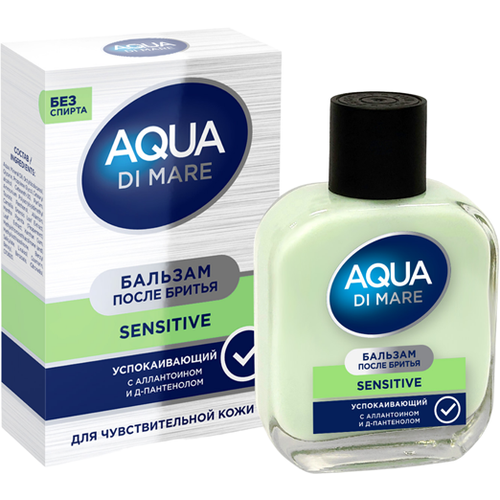 Успокаивающий бальзам после бритья Aqua Di Mare Sensitive 100 мл бальзам после бритья everjoy бальзам после бритья aqua di mare comfort
