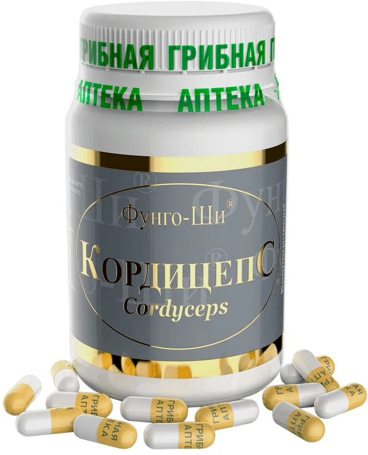 Фунго-Ши Кордицепс капс., 30 г, 60 шт.