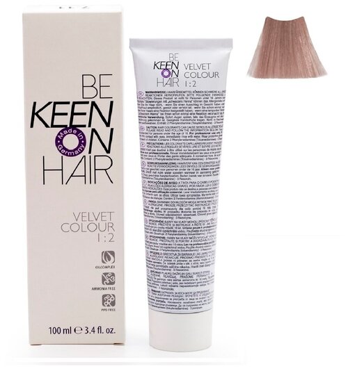 KEEN Be Keen on Hair краска для волос без аммиака Velvet Color, 10.61 Ultrahellblond Violett-Asch