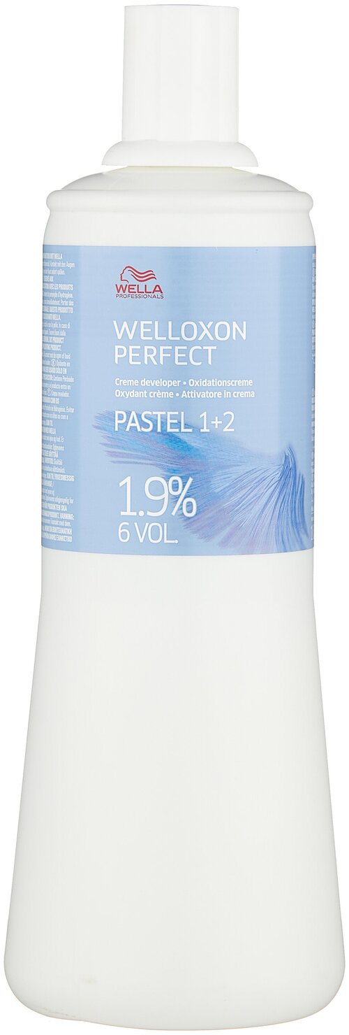 Wella Professionals Окислитель Welloxon Perfect Pastel 1+2, 1000 мл, 1000 г