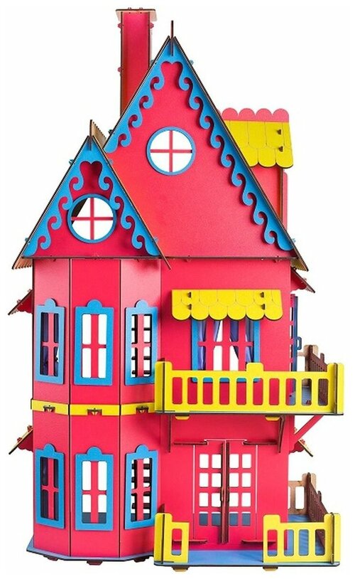 Кукольный дом розовый 45х76х29 см Д-009 большой слон