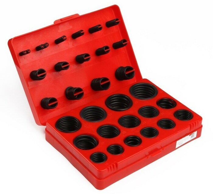 фото Набор резиновых прокладок, 30 размеров, 382 шт.