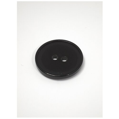 Пуговицы на 2 прокола 18 мм черные 6 шт в упаковке Для женской и детской одежды Для шитья и рукоделия 290₽
