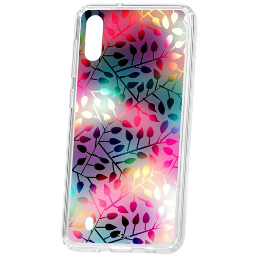 фото Чехол на самсунг м10 kruche print цветные листья кruче