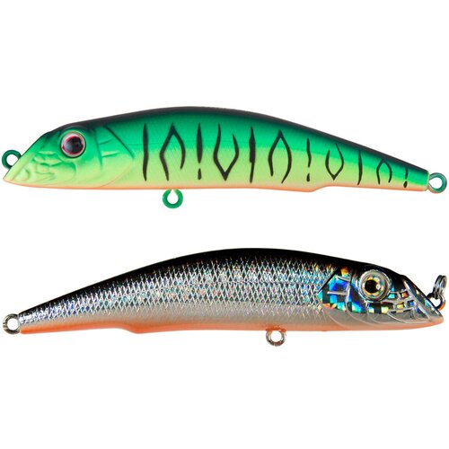 фото Воблер дартер strike pro darter-r king 105, цвет: gc01s/a70-713 double black silver ob/mat tiger, (e