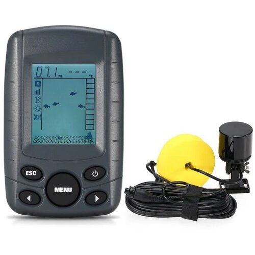 фото Эхолот для рыбалки с лодки пвх amazin fishfinder 108a