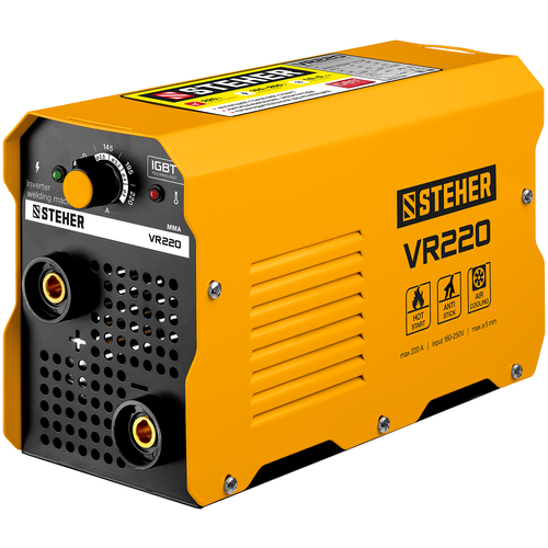 Сварочный аппарат STEHER VR-220 инверторный, 220 А, ММА