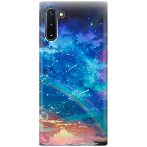 фото Re:pa накладка transparent для samsung galaxy note 10 с принтом "звездопад"