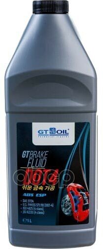 Жидкость Тормозная Gt Oil 1Л Dot 4 Brake Fluid GT OIL арт. 8809059410226