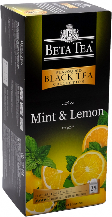 Бета Чай Мята - Лимон 25*2г - фотография № 3