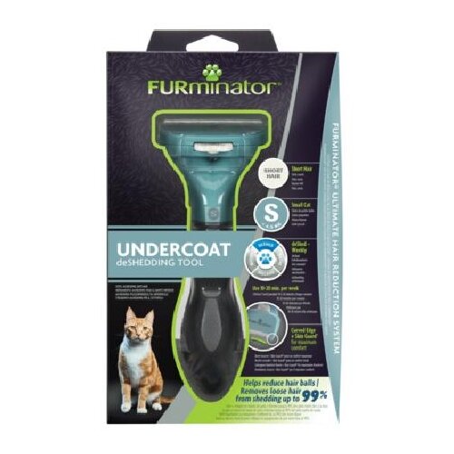 FURminator Фурминатор S для маленьких Кошек c короткой шерстью 151265, 0,201 кг, 37071