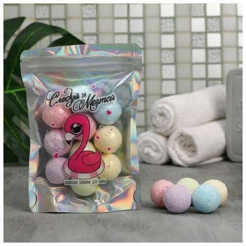 Бомбочки для ванны Следуй за мечтой 10 х 10 г подарочный набор косметики BEAUTY FOX 445₽