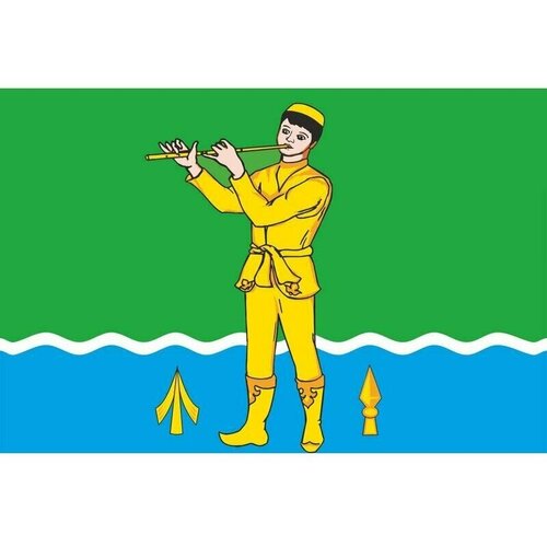 Флаг Муслюмовского района. Размер 135x90 см.