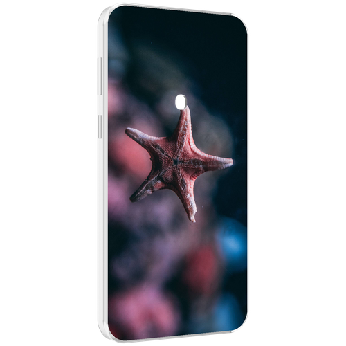 Чехол MyPads морская-звезда---starfish для Meizu 16 Plus / 16th Plus задняя-панель-накладка-бампер чехол mypads морская звезда starfish для motorola edge plus задняя панель накладка бампер