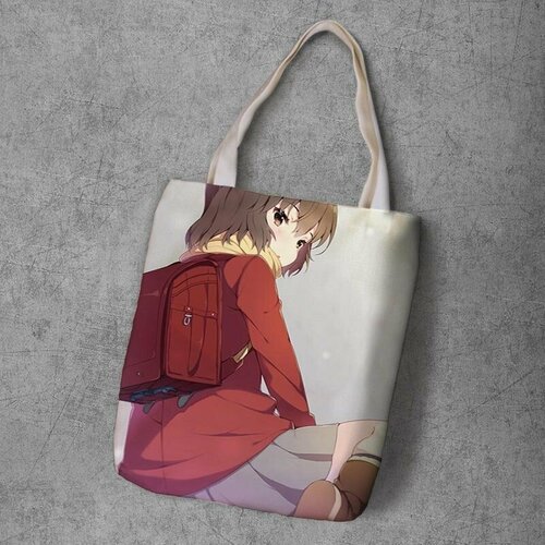 фото Сумка шоппер anime dakimakura, фактура рельефная, мультиколор