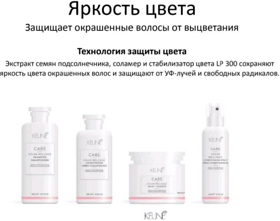 Keune Шампунь "Яркость цвета" Color Brillianz, 80 мл (Keune, ) - фото №4