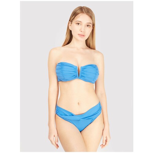 Купальник Seafolly, размер 34 EU, голубой куртка рубашка в клетку isabelle blanche ru 40 eu 34 xxs