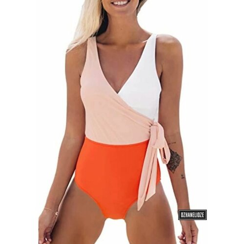 Купальник женский слитный, размер 44 с чашками