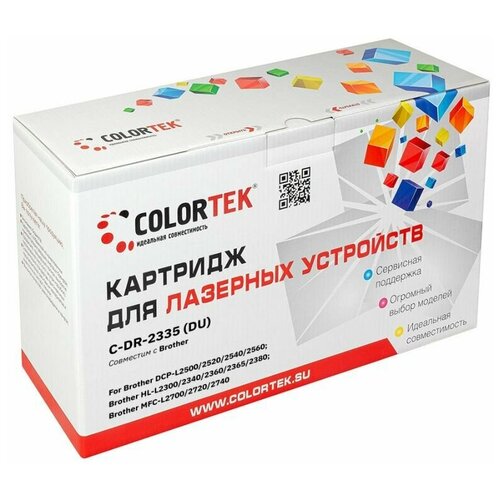 Фотобарабан Colortek CT-DR-2335 для принтеров Brother термоузел brother hl l2300 dcp l2500 mfc l2700 печь в сборе jb858001 ly9389001