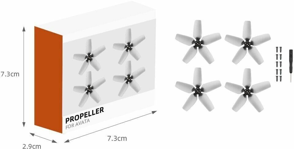 Комплект пропеллеров для дрона квадрокоптера DJI Avata