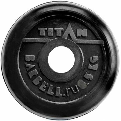 Диск для штанги обрезиненный Диаметр внутренний 26 мм Вес 05 кг 1081₽