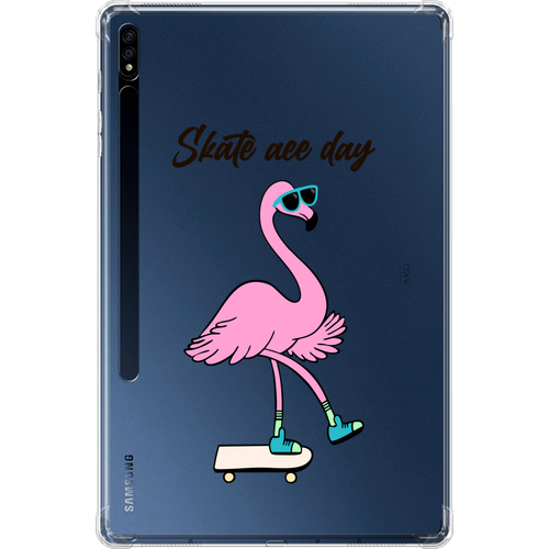 Противоударный силиконовый чехол для планшета Samsung Galaxy Tab S7 Plus/S8 Plus 12.4 Skate aee day