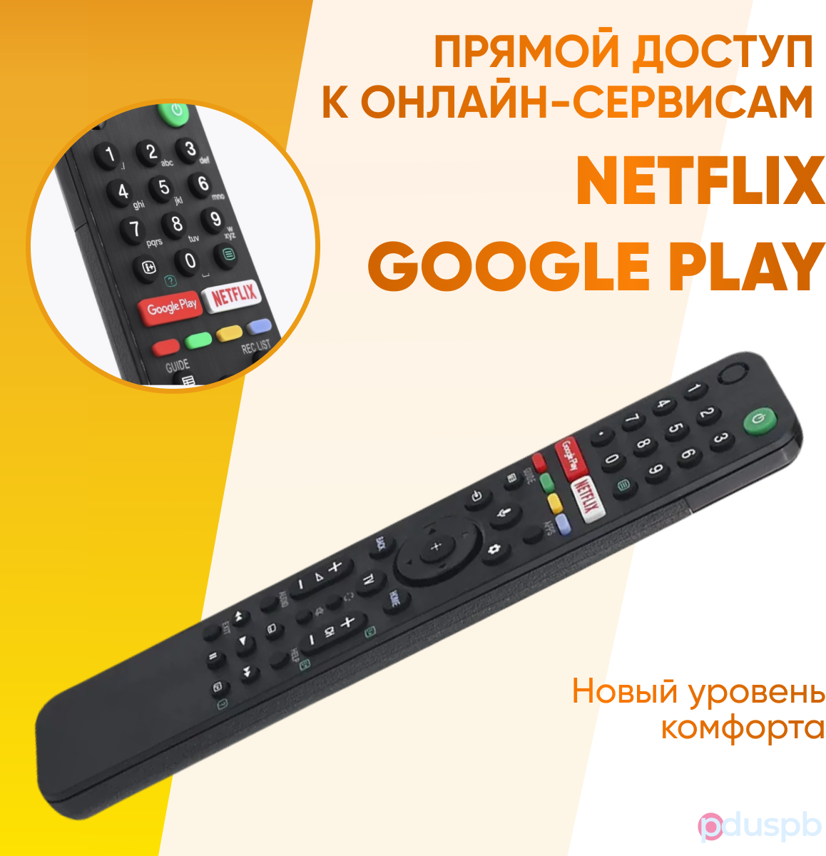 Голосовой пульт RMF-TX500U для телевизора Sony Smart TV (RMF-TX200E / TX201ES) — фото 1