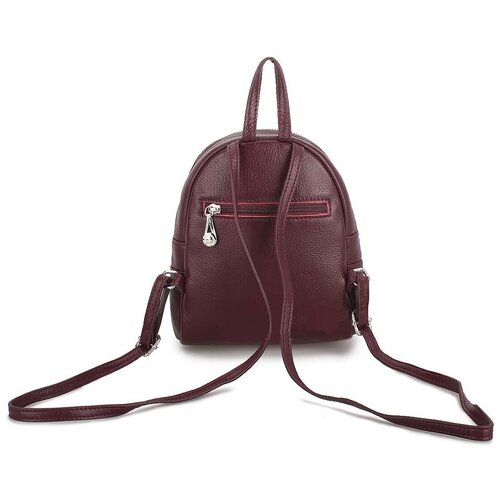 фото Женский рюкзак из натуральной кожи «моник» 1235 bordeaux lekiko