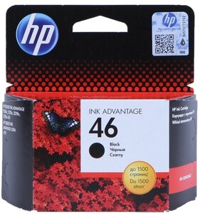 Картридж HP 46 CZ637AE Black для 2020hc/2520hc/4729