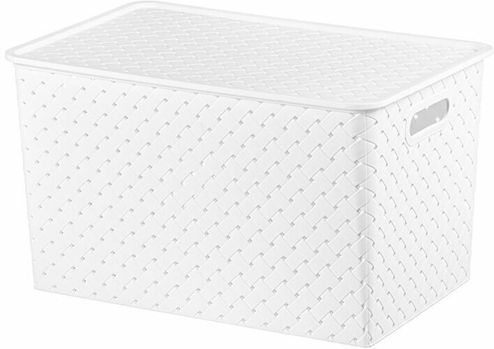 фото Корзина для хранения EL CASA Береста с крышкой