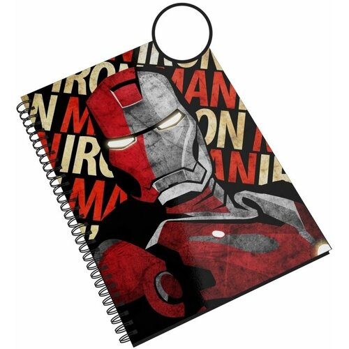 Блокнот/Скетчбук/Альбом для рисования Каждому Своё Iron man/Железный человек A4 48 листов