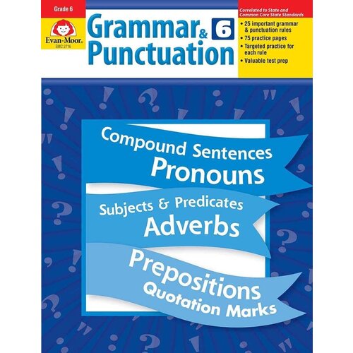 Evan-Moor "Grammar & Punctuation, Grade 6+ (Teacher Reproducibles)"