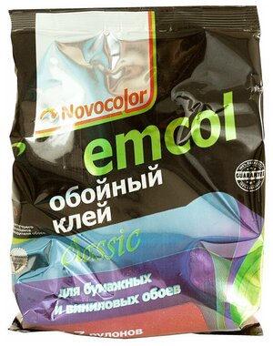 Клей для бумажных обоев NOVOCOLOR EMCOL Classic